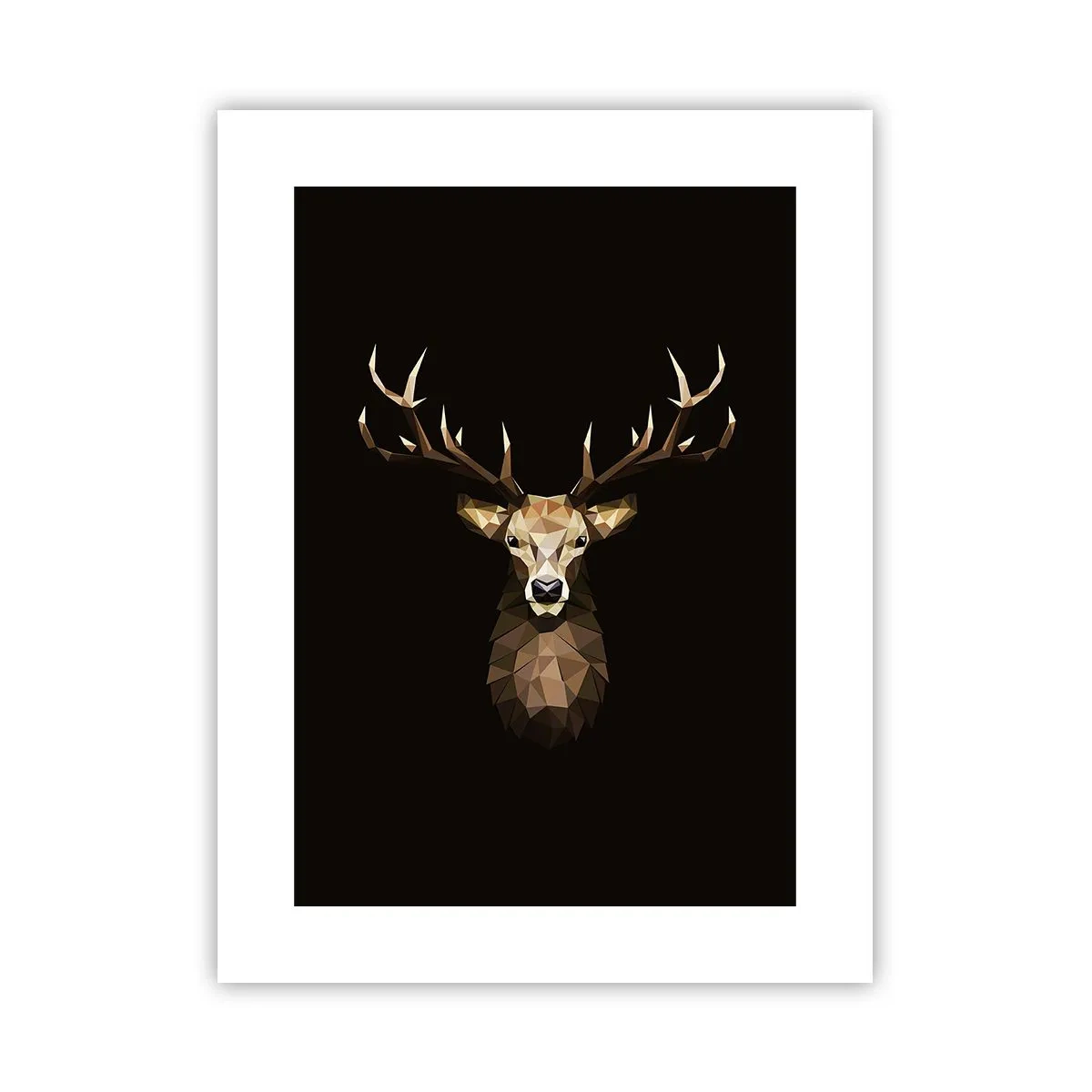 Poster - Cerb cubist - 30x40 cm