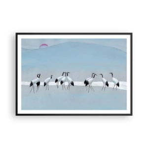 Poster în ramă neagră - După o zi fierbinte - 100x70 cm