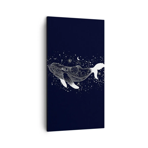 Tablou pe pânză - În oceanul universului - 45x80 cm