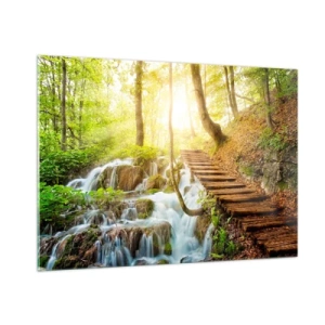 Tablou pe sticlă - Răcirea dorită - 100x70 cm