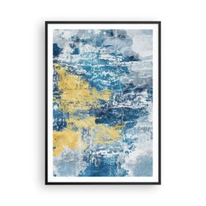 Poster în ramă neagră - Abstracție de vreme - 70x100 cm