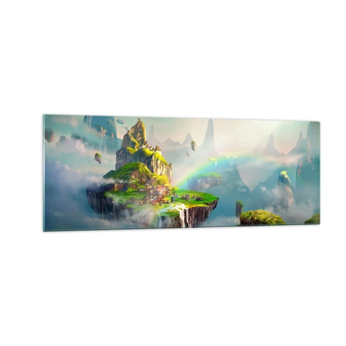 Tablou pe sticlă - Insule fericite - 140x50 cm