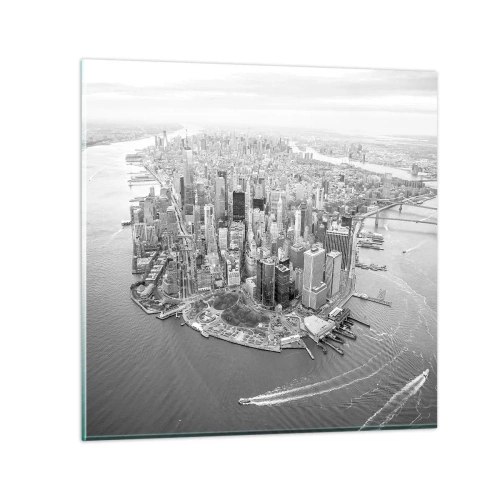 Tablou pe sticlă - Cum să nu iubești? - 30x30 cm