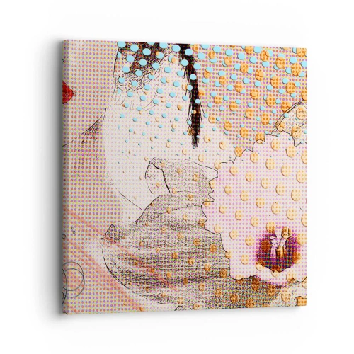 Tablou pe pânză - Eroină de benzi desenate - 30x30 cm