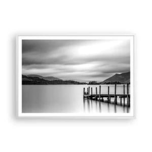 Poster în ramă albă - Blândețe și putere - 100x70 cm