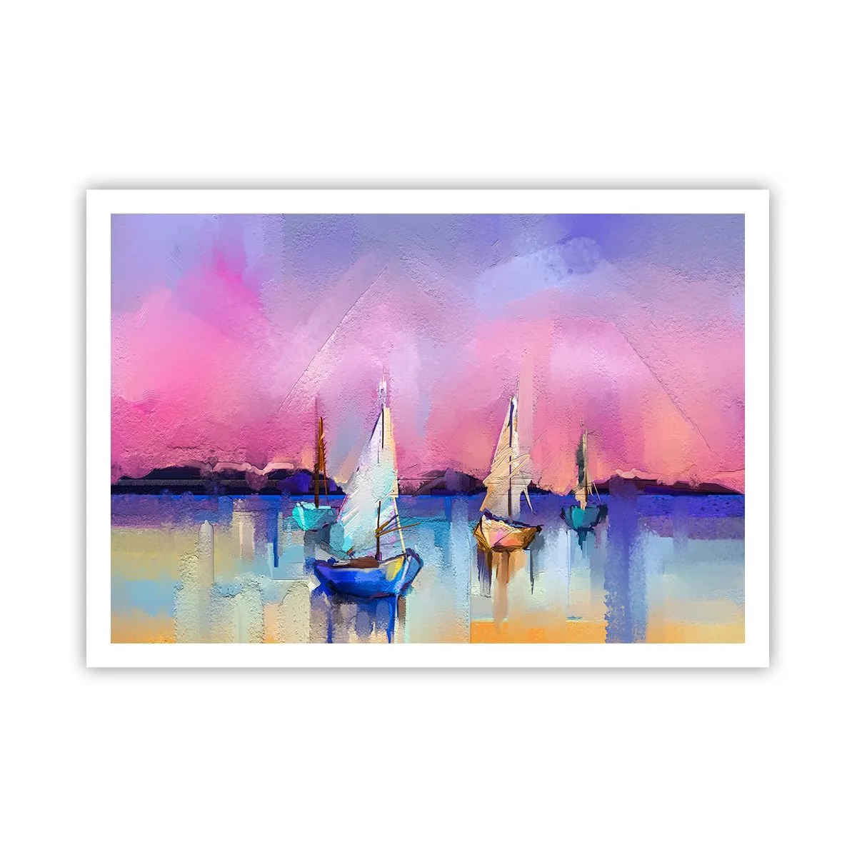 Poster - Direcția: ape largi - 100x70 cm