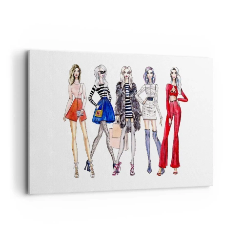 Tablou pe pânză - Every week Fashion Week - 120x80 cm