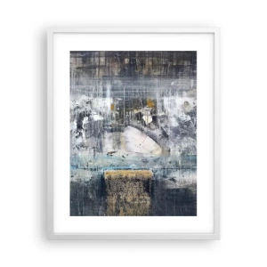Poster în ramă albă - Ca pe gheață, ca pe asfalt - 40x50 cm