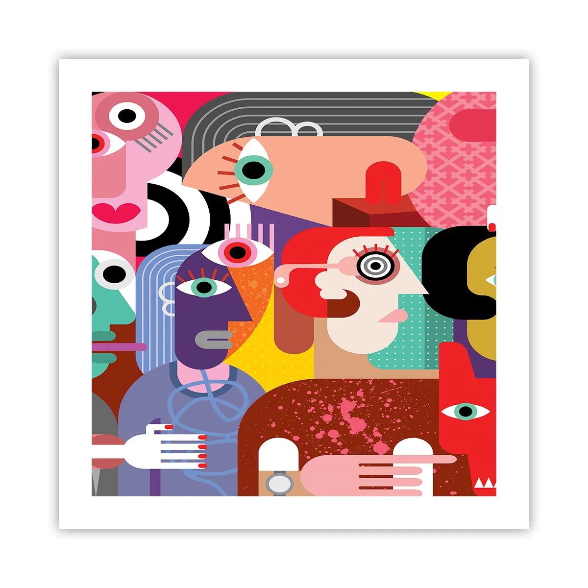 Poster - Am venit de la domnul Picasso - 50x50 cm