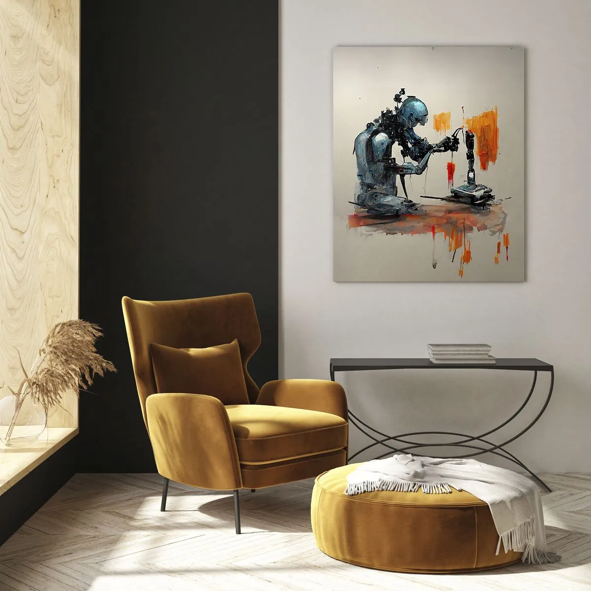 Tablou pe sticlă - Vine ziua de mâine..... - 50x70 cm