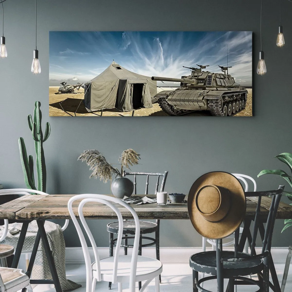 Tablou pe pânză - Un vis militar - 160x50 cm