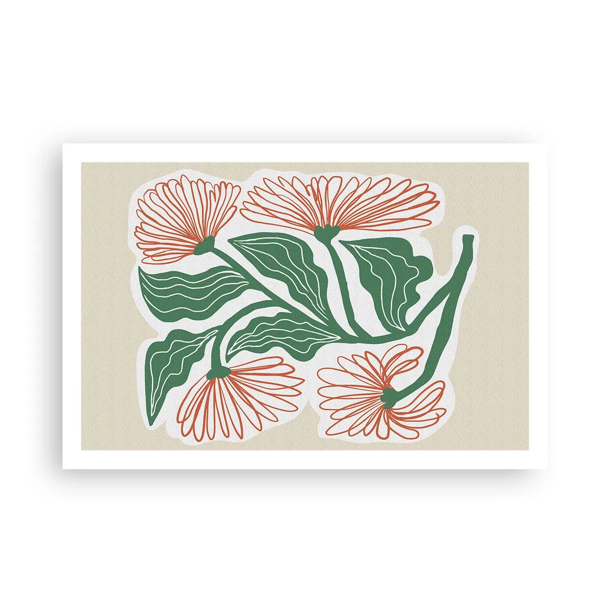 Poster - Folclor modern - 91x61 cm