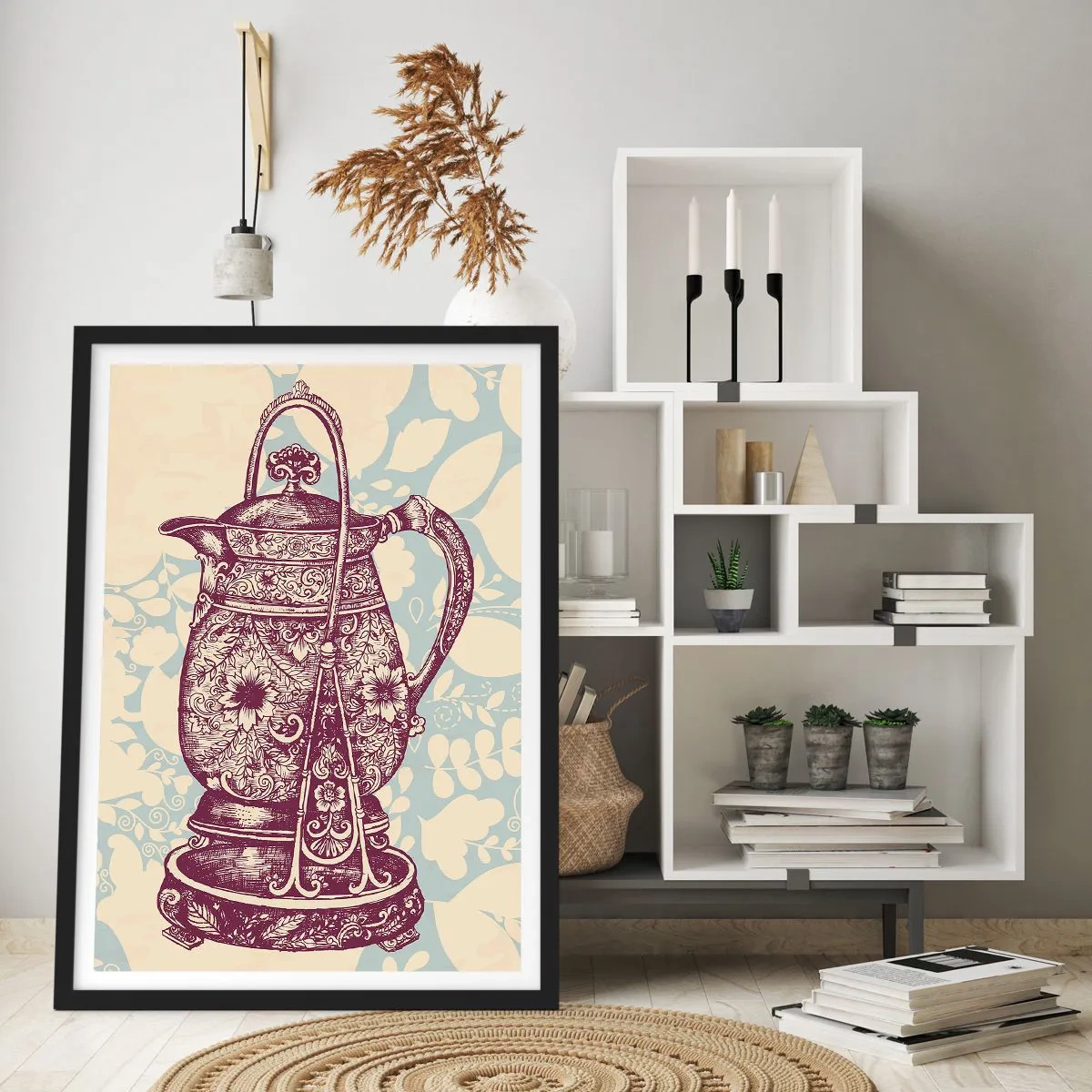 Poster în ramă neagră - Frumusețea vieții de zi cu zi - 30x40 cm