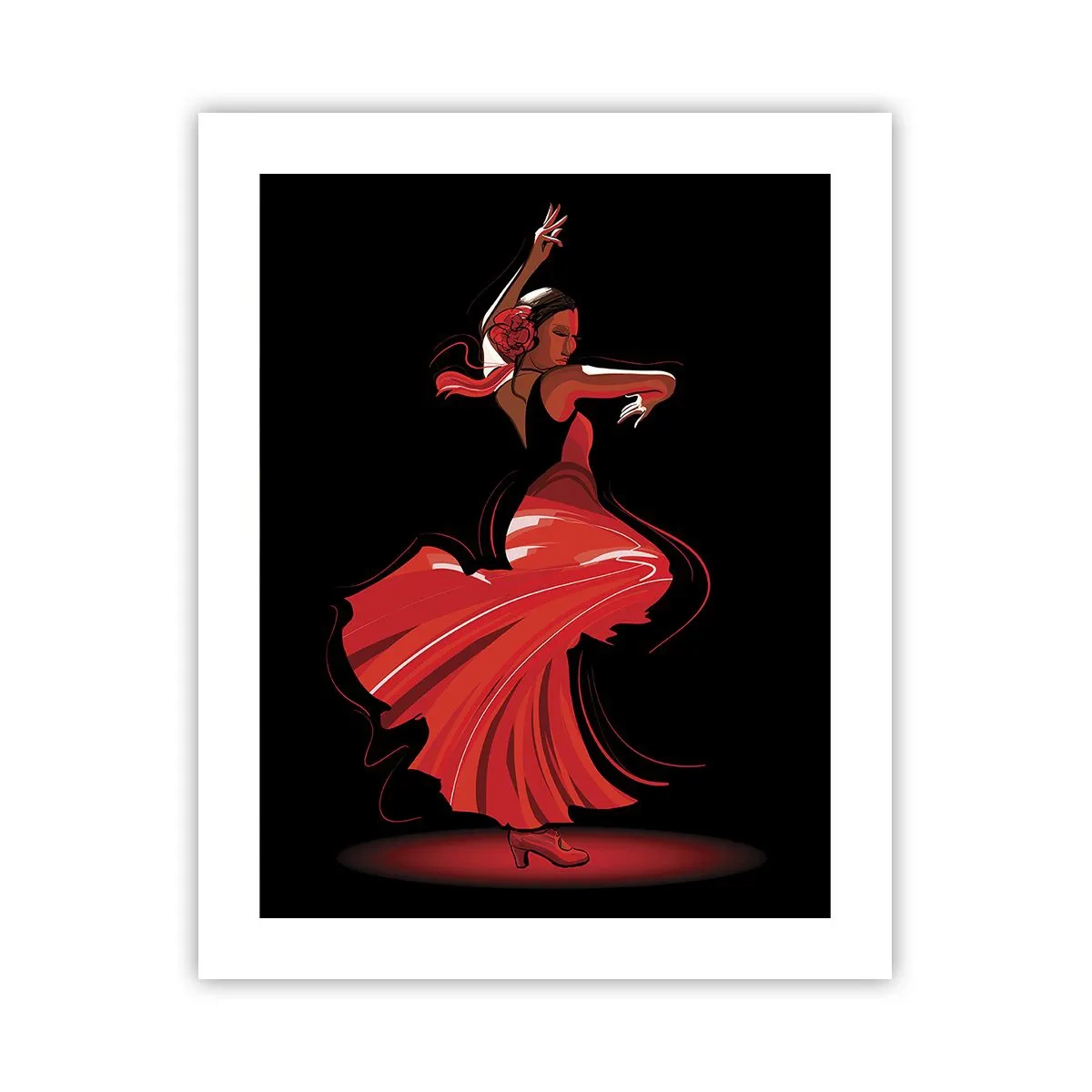 Poster - Spiritul înflăcărat al flamenco-ului - 40x50 cm