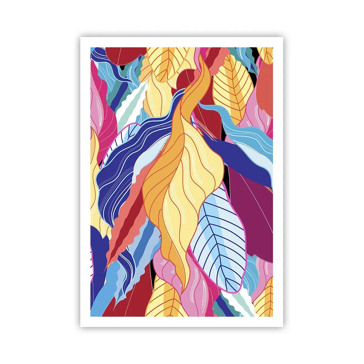 Poster - O dezordine colorată - 70x100 cm