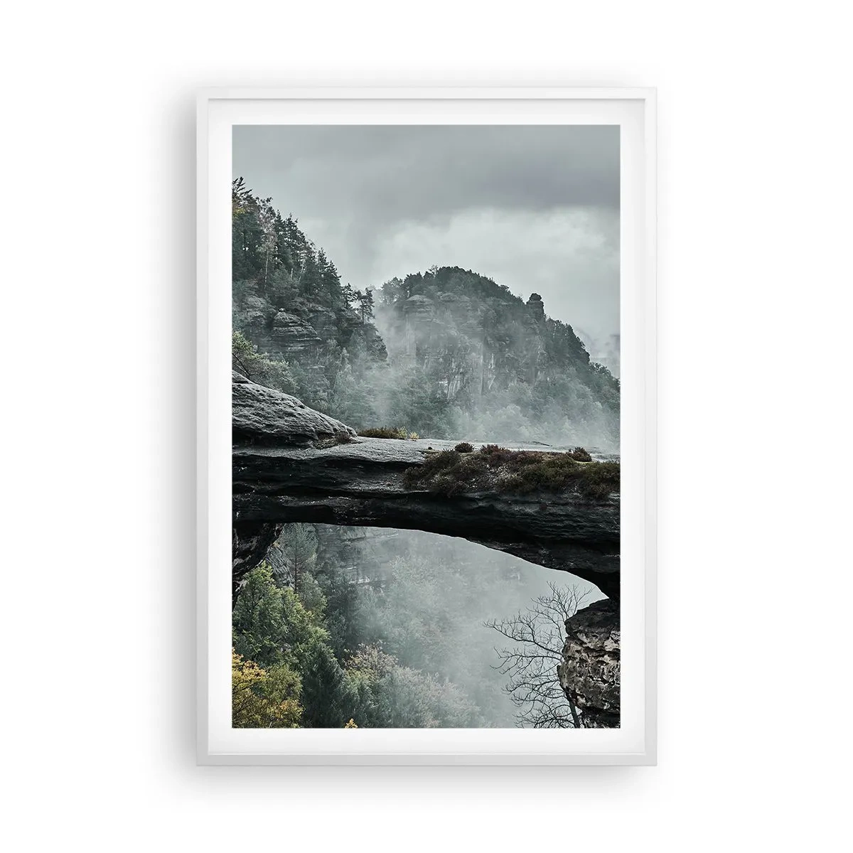 Poster în ramă albă - Aventura este pe cale să înceapă - 61x91 cm