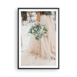 Poster în ramă neagră - Și au trăit fericiți până la adânci bătrâneți - 61x91 cm