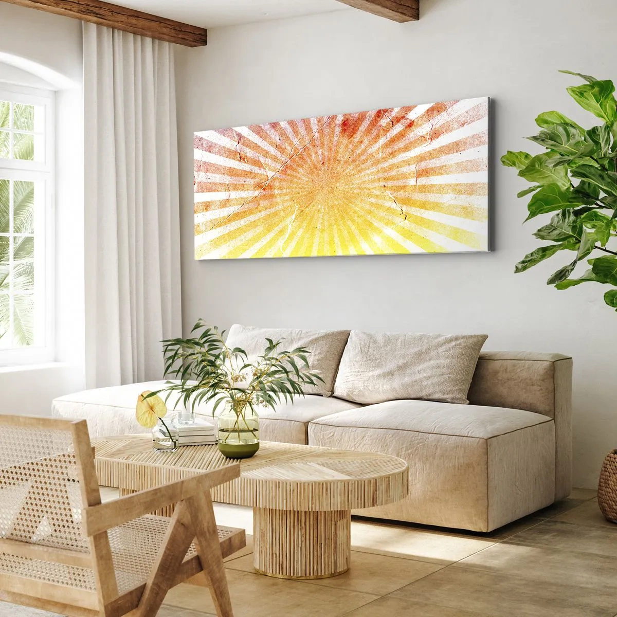 Tablou pe pânză - Răsărituri și apusuri de soare - 90x30 cm