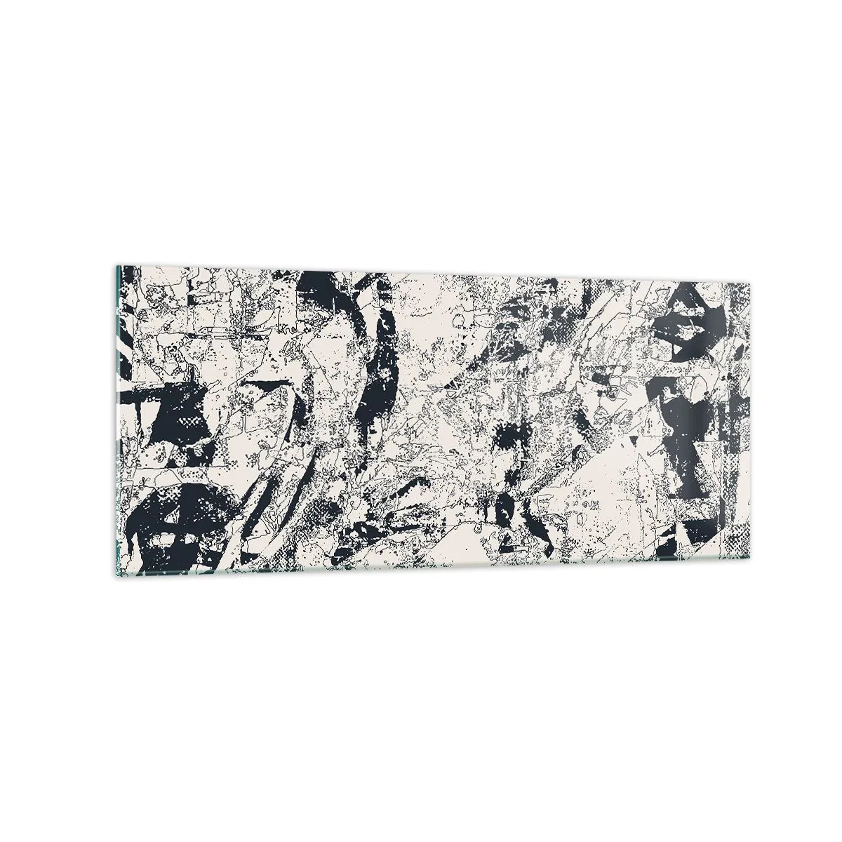 Tablou pe sticlă - Întrepătrunderea contrariilor - 120x50 cm
