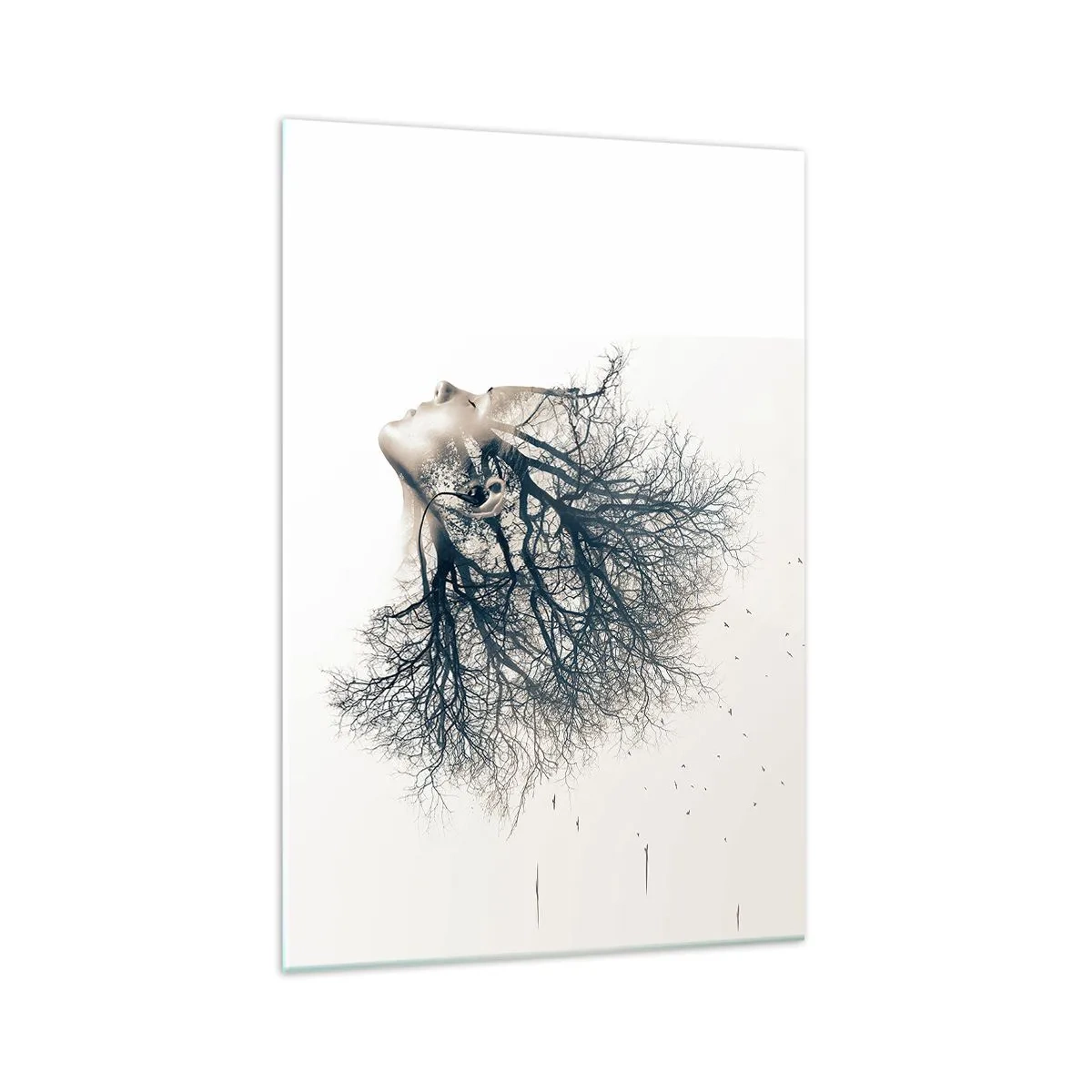 Tablou pe sticlă - Ascultând șoapta copacului - 70x100 cm