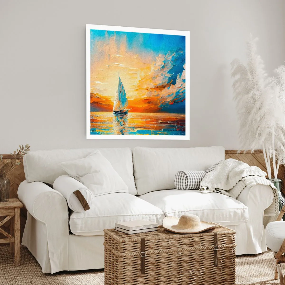 Poster - Navigare prin aur - 60x60 cm