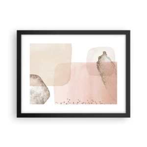 Poster în ramă neagră - O privire prin culoare - 40x30 cm
