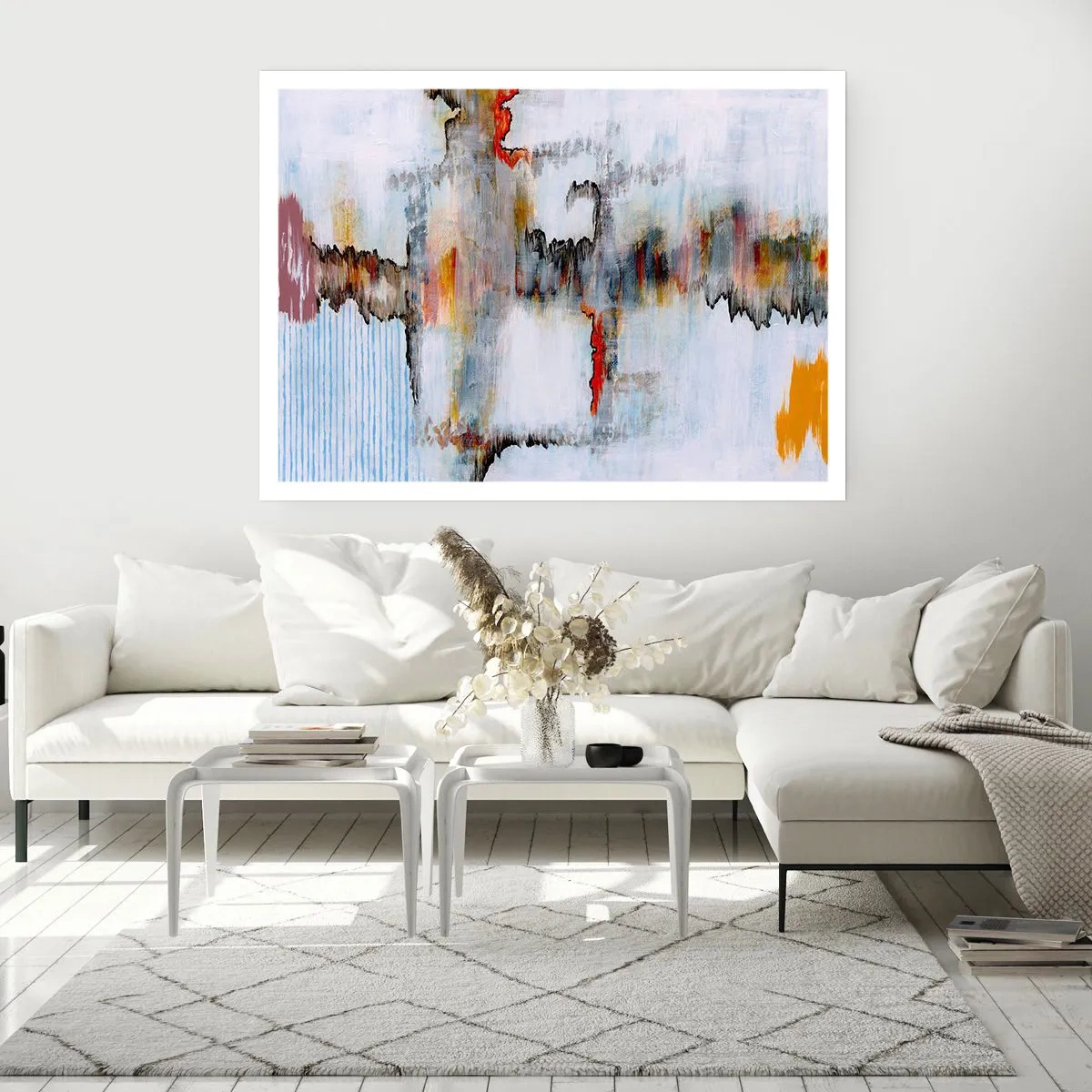 Poster - Cu bățul pe apă - 100x70 cm