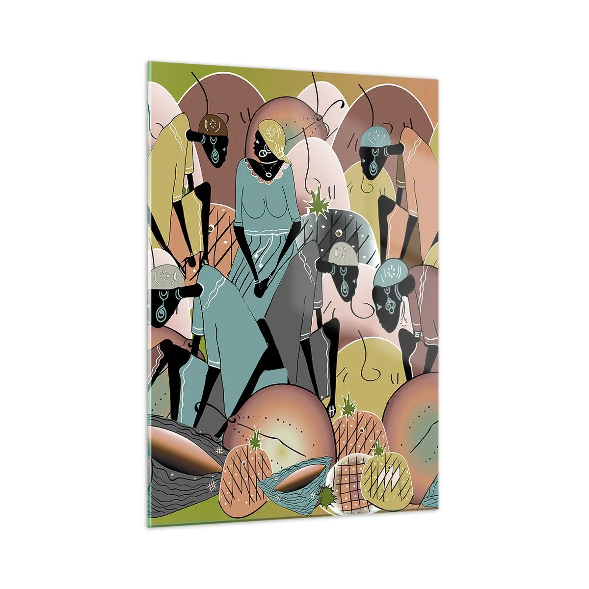 Tablou pe sticlă - Sărbătoarea cea mare se apropie - 50x70 cm