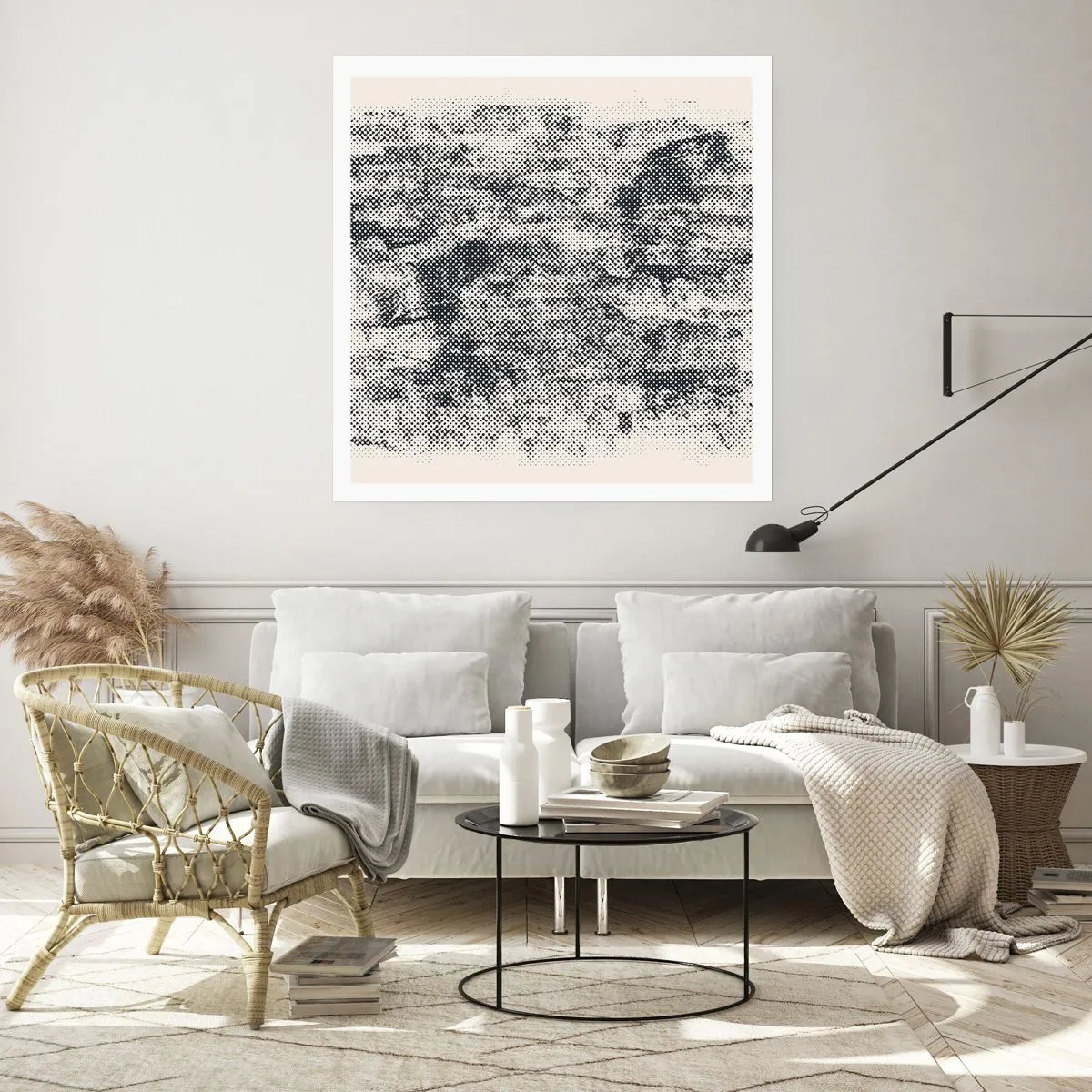 Poster - Compoziție cețoasă - 60x60 cm