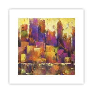 Poster - Compoziția metropolitană - 30x30 cm