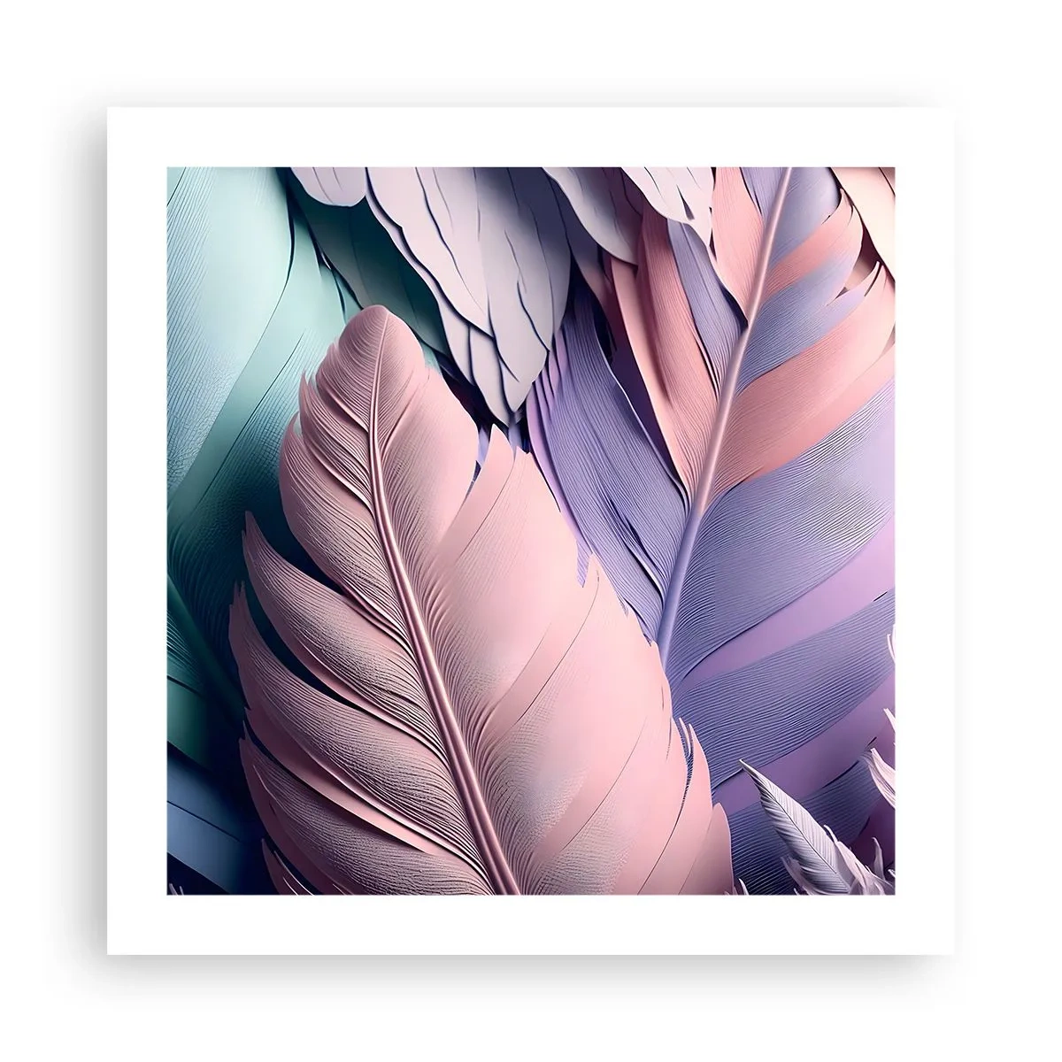 Poster - Eleganța păsărilor - 50x50 cm