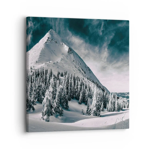 Tablou pe pânză - Țara zăpezii și a gheții - 30x30 cm
