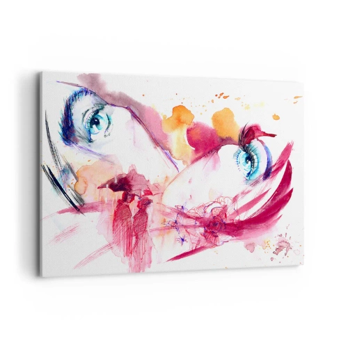 Tablou pe pânză - În apropiere, lumea înflorește - 100x70 cm