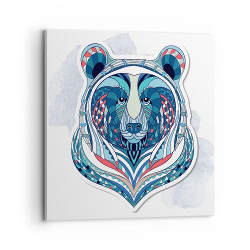 Tablou pe pânză - Trăiască Groenlanda! - 70x70 cm