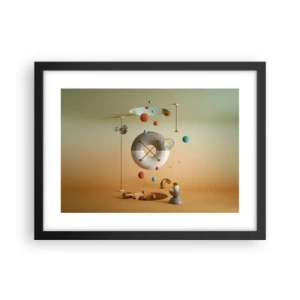 Poster în ramă neagră - Orice se poate întâmpla - 40x30 cm