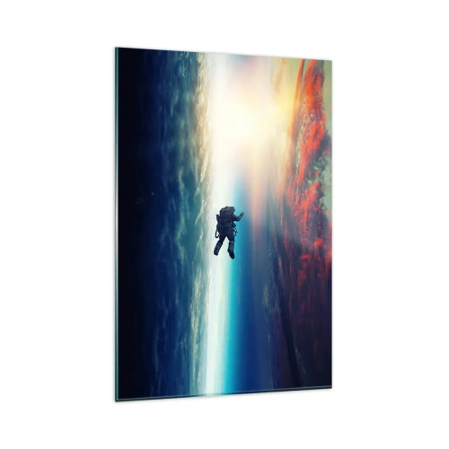 Tablou pe sticlă - Provocând universul - 80x120 cm