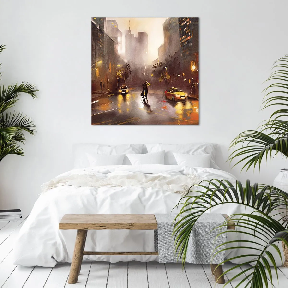Tablou pe pânză - În luminile New York-ului - 40x40 cm
