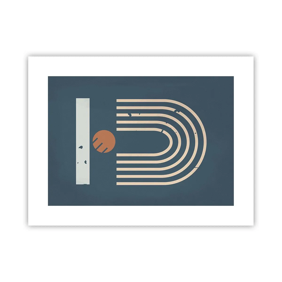 Poster - Geometrie în funcție de rodie - 40x30 cm