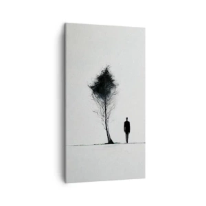 Tablou pe pânză - Noi toți rătăcim - 45x80 cm