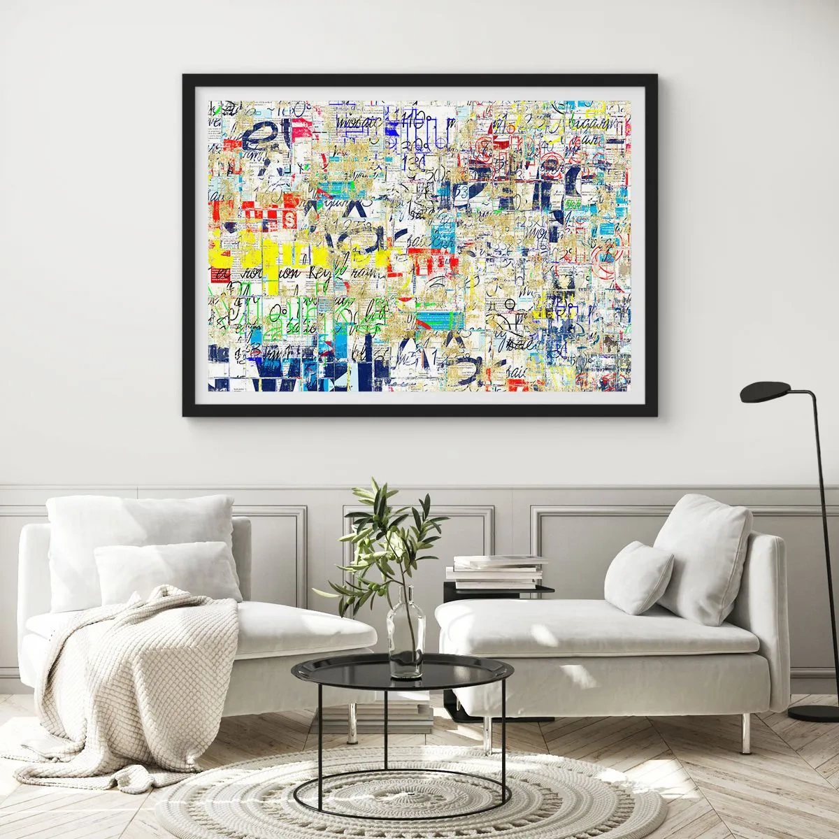 Poster în ramă neagră - Pur și simplu plăcut pentru ochi - 50x40 cm