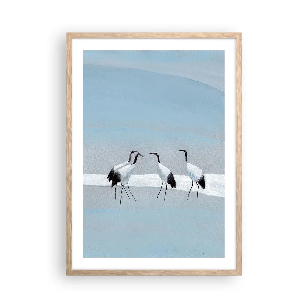 Poster în ramă de stejar deschis - După o zi fierbinte - 50x70 cm