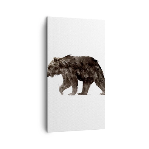 Tablou pe pânză - Întotdeauna port blană adevărată! - 45x80 cm