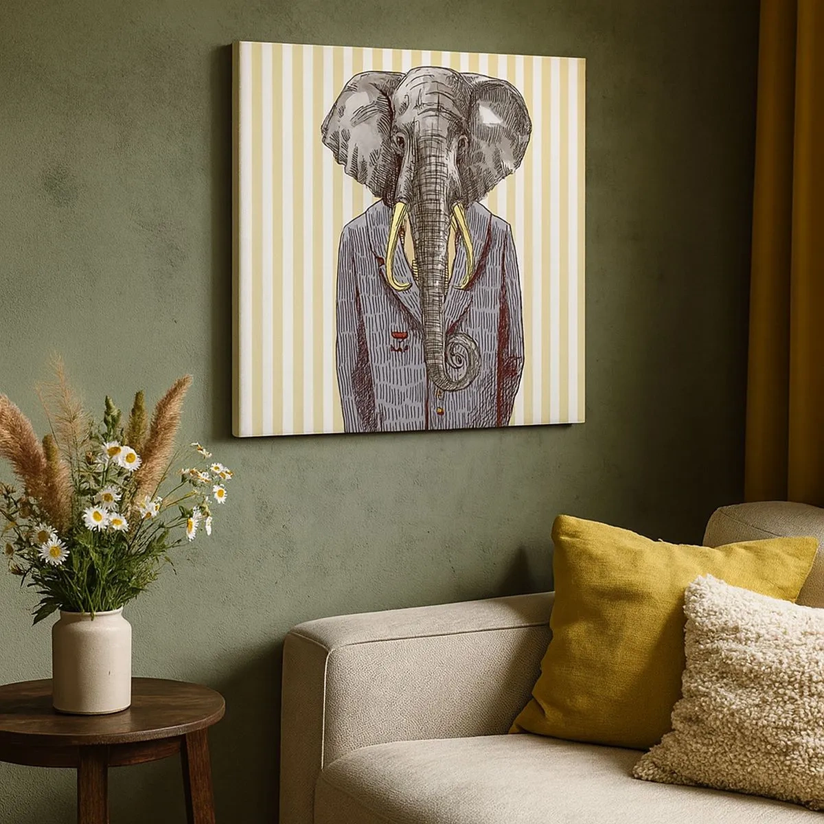 Tablou pe pânză - Elegant prin natură - 30x30 cm