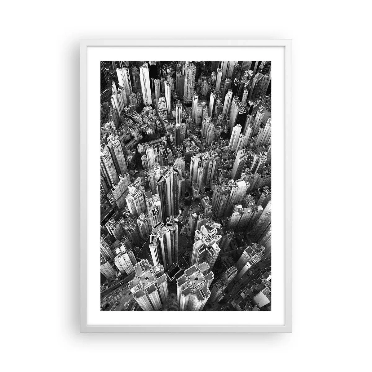 Poster în ramă albă - Din ce în ce mai sus - 50x70 cm