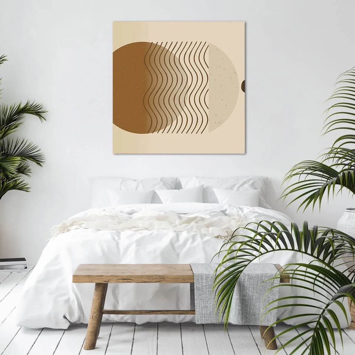 Tablou pe pânză - Despre originea figurilor geometrice - 30x30 cm