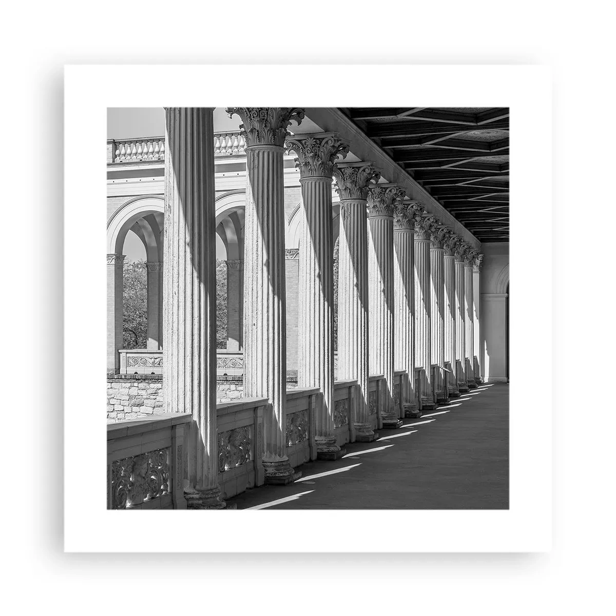Poster - Arcadă însorită - 40x40 cm