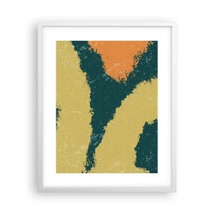 Poster în ramă albă - Abstracție - în slow motion - 40x50 cm