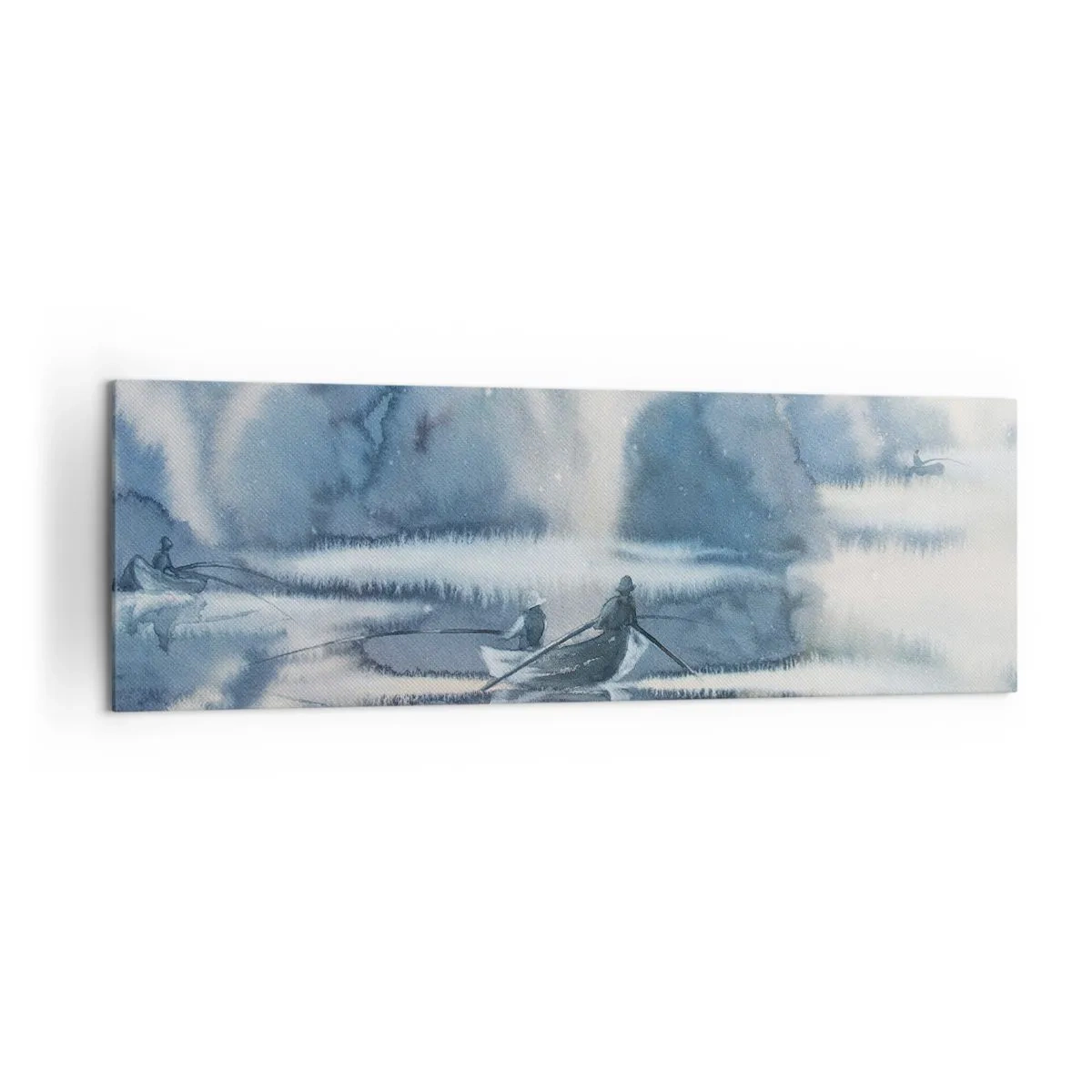 Tablou pe pânză - Pescarii în paradisul lor - 160x50 cm