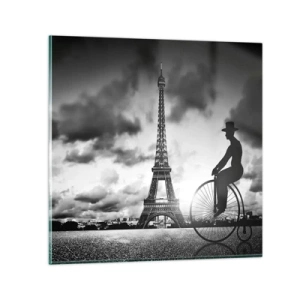 Tablou pe sticlă - Dorul de Belle Epoque - 30x30 cm