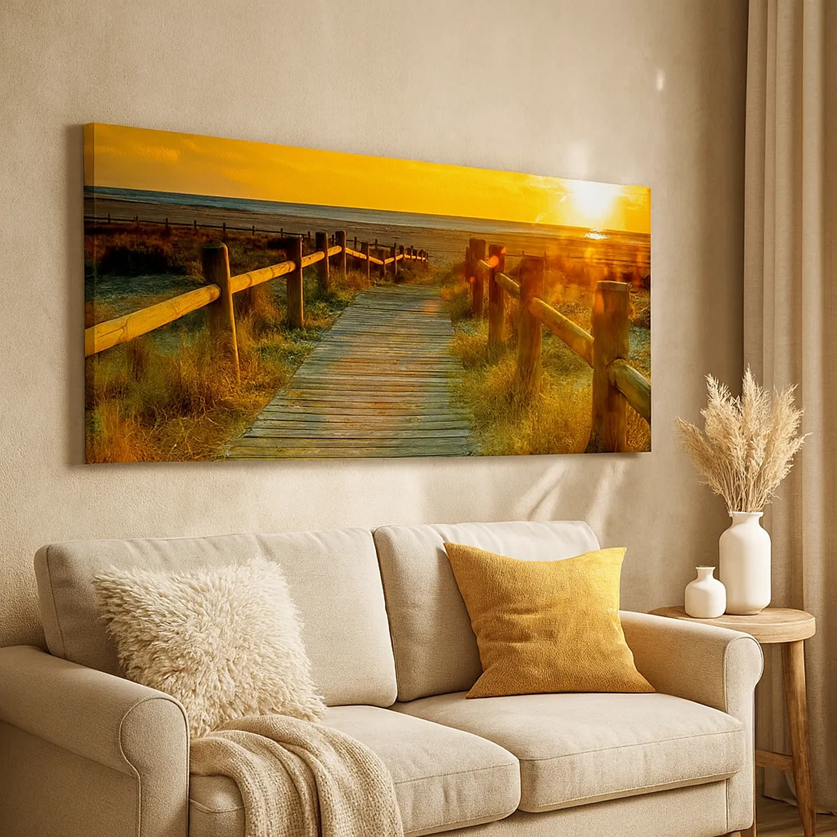 Tablou pe pânză - Scăldat în aur vechi - 30x30 cm